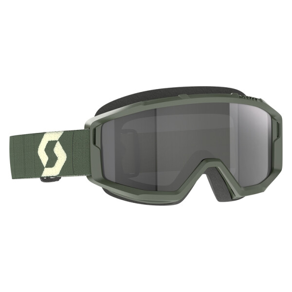 SCOTT Primal Sand Dust Goggle - Khaki Green Dark Grey Lens