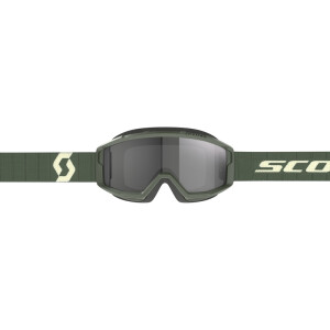 SCOTT Primal Sand Dust Goggle - Khaki Green Dark Grey Lens