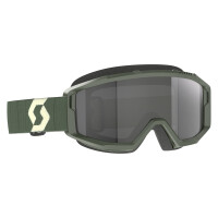 SCOTT Primal Sand Dust Goggle - Khaki Green Dark Grey Lens