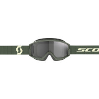 SCOTT Primal Sand Dust Goggle - Khaki Green Dark Grey Lens