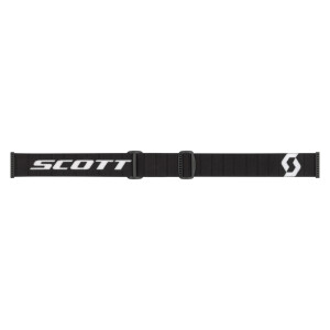 SCOTT Split OTG Sand Dust Goggle - Black/White Dark Grey Lens
