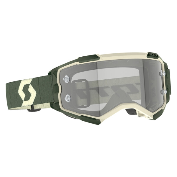 SCOTT Fury LS Goggle - Khaki Green Light Sensitive Grey Works Lens