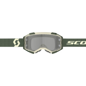 SCOTT Fury LS Goggle - Khaki Green Light Sensitive Grey...