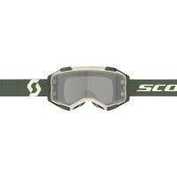 SCOTT Fury LS Goggle - Khaki Green Light Sensitive Grey Works Lens