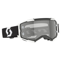 SCOTT Fury LS Goggle - Black/White Light Sensitive Grey Works Lens