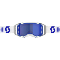 SCOTT Prospect 2.0 AMP Chrome Goggle - Doppler White/Blue Blue Chrome Works Lens