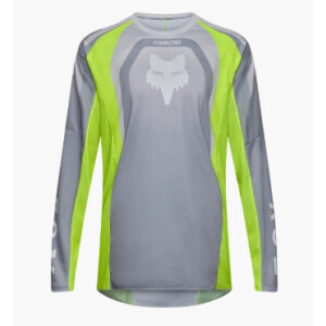 FOX 180 Frame Jersey Grau/Gelb