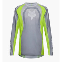 FOX 180 Frame Jersey Grau/Gelb