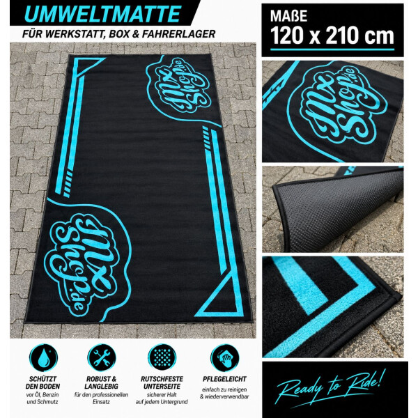 MXSHOP Umweltmatte blau