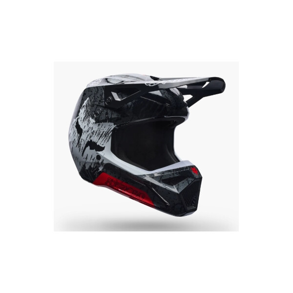 FOX V1 ABYSS Helm Schwarz