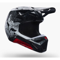FOX V1 ABYSS Helm Schwarz