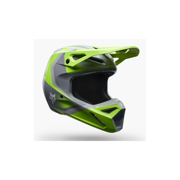 FOX V1 Frame Helm Grau/Gelb