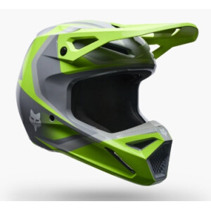 FOX V1 Frame Helm Grau/Gelb