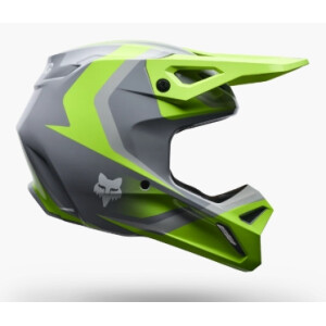 FOX V1 Frame Helm Grau/Gelb