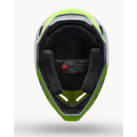 FOX V1 Frame Helm Grau/Gelb