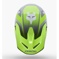 FOX V1 Frame Helm Grau/Gelb