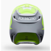 FOX V1 Frame Helm Grau/Gelb