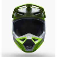 FOX V1 Frame Helm Grau/Gelb