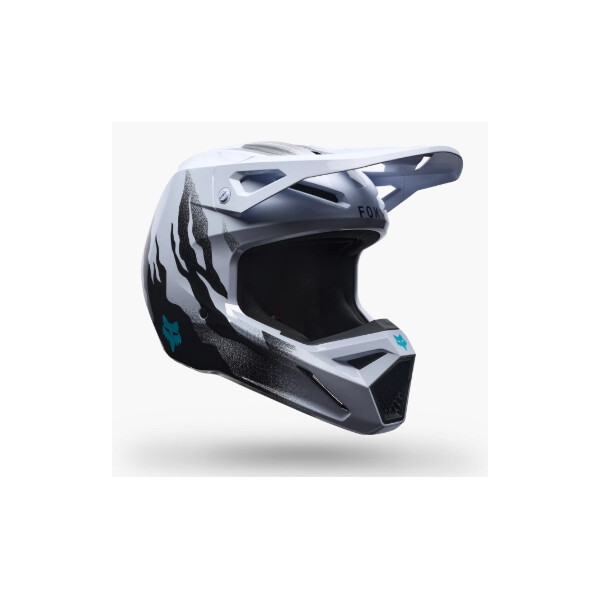 FOX V1 Clutch Helme Weiß/Schwarz