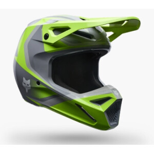 FOX V1 Frame Helm Kinder Grau/Gelb