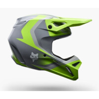 FOX V1 Frame Helm Kinder Grau/Gelb