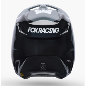 FOX V1 Frame Helm Kinder schwarz