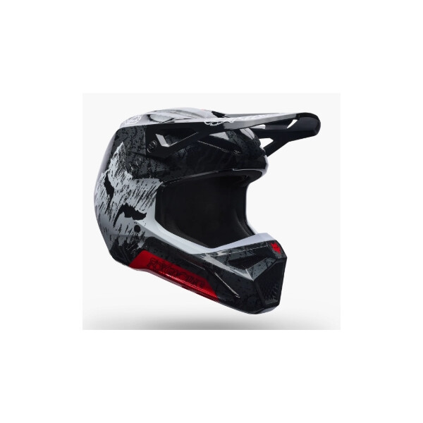 FOX V1 ABYSS Helm Kinder Schwarz