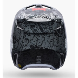 FOX V1 ABYSS Helm Kinder Schwarz