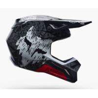 FOX V1 ABYSS Helm Kinder Schwarz