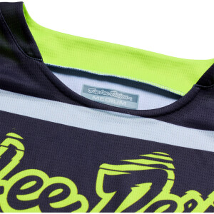 TROY LEE DESIGNS GP Pro Trikot Stagger - Gunmetal/Neo Yellow