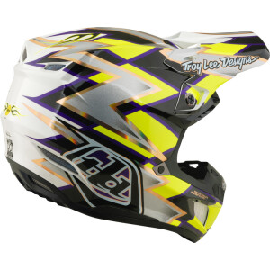 TROY LEE DESIGNS SE5 Composite Mips Helm Flush - Weiß/Schwarz