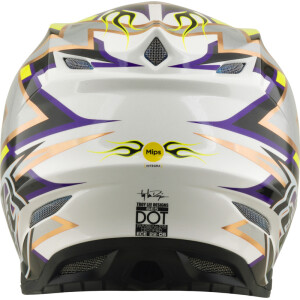 TROY LEE DESIGNS SE5 Composite Mips Helm Flush - Weiß/Schwarz