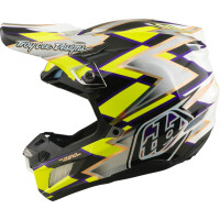 TROY LEE DESIGNS SE5 Composite Mips Helm Flush - Weiß/Schwarz