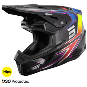 SHOT RACEGEAR Crosshelm "Lite Glory" schwarz /...