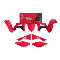 Plastikkit Honda CRF 450 17-20 / CRF 250 18-21 Rot Schwarz 6tlg.