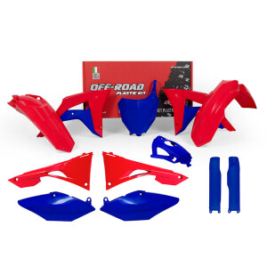 Plastikkit Honda CRF 450 17-20 / CRF 250 18-21 Rot-Blau...